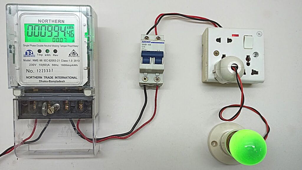 Electricity metering system for multi rise buildings